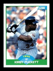 KIRBY PUCKETT ⚾ 1989 Score #20 Minnesota Twins HOF - Picture 1 of 2