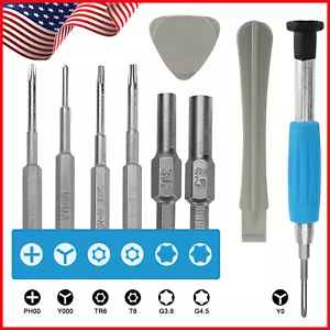 10-in-1 Triwing Schraubendreher Reparatur Werkzeug Kit für Nintendo Switch SNES N64 NES Wii - Bild 1 von 12