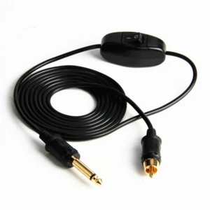 Tattoo RCA Cord 2M 6.5 Foot Silicone Copper Wire for Tattoo Power Supply Machine - Picture 1 of 11