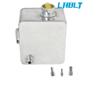 Tanque de recuperación de expansión de desbordamiento radiador refrigerante de agua LABLT 2,5 L aluminio - Imagen 1 de 7