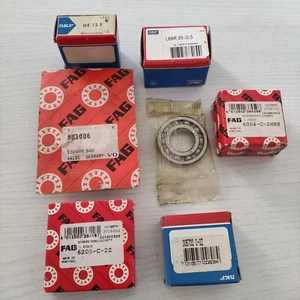 Cuscinetti varie misure Fag NU1006 6004 6205 Sfk LBBR 305702 GE 12 Rhp KLNJ - Foto 1 di 13