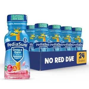 PediaSure Grow & Gain With Immune Support, Kids Protein Shake, 27 Minerals & - Picture 1 of 9
