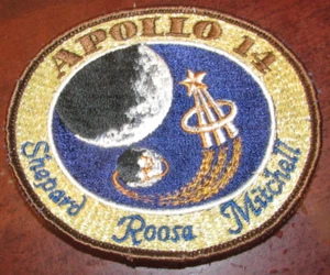 Vintage Apollo 14 Mission Shepard Roosa Mitchell 4-1/2" Shoulder Patch - NASA - Picture 1 of 1