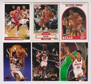 SECHS KARTEN SCOTTIE PIPPEN LOT - CHICAGO BULLS - Bild 1 von 1