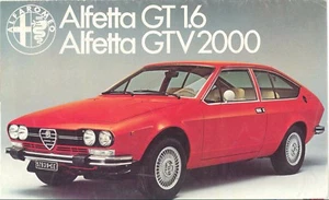 Alfa Romeo Alfetta GT, GTV & Sedan Manual on USB Flash Drive & PDF Download - Picture 1 of 1