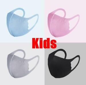 4 Pcs Kids Mask Child Girls Boys Cloth Very Soft Reusable Washable Face Masks 