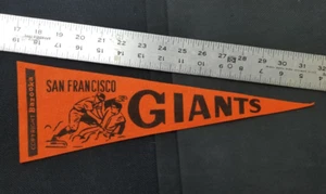 60er Jahre Vintage SF San Francisco Giants 13,5 x 5 Mini Wimpel MLB Bazooka - Bild 1 von 1