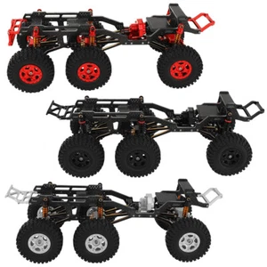 1/24 Carbon Fiber Car Frame with Metal Axles Wheels For RC SCX24 6x6 Car Part - Picture 1 of 13