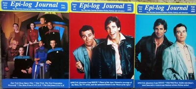 EPI-LOG JOURNAL - TV Journal of Sci-Fi, Fantasy, Adventure - 3 Issues 1993 Foto 1 de 4