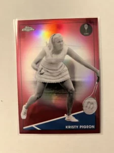 2021 Topps Chrome Tennis Kristy Pigeon Red Refractor #/5 - Picture 1 of 2