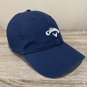 NEW Callaway Golf Heritage Hat Blue White Adjustable Strapback Mens Cap - Picture 1 of 8