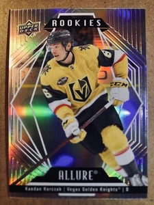 2022-23 Oberdeck Allure Hockey Rookies Kaedan Korczak #123 Golden Knights - Bild 1 von 2
