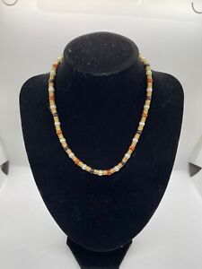 18" Misaki Womens Multicolor Embellished Artificial Pearl Design Necklace