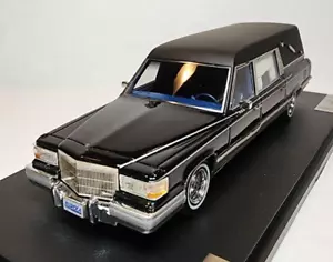 GLM 1:43 1991 Cadillac Eureka Concours Hearse/Coach Black VERY RARE!! LOOK!! - Picture 1 of 5