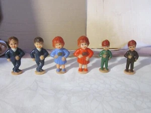 Werbefiguren Familie Eduscho 1960-1970 er. Jahre   -ED. USCH. O. Kaffee Werbung - Bild 1 von 4
