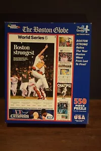 Red Sox White Mountain Puzzle World Series 6 Boston 550 Teile Neu - Bild 1 von 2