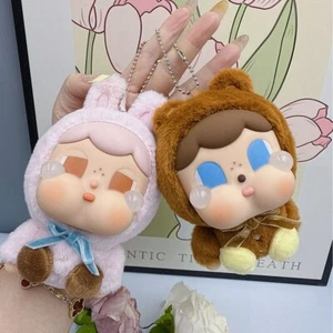 2025 Neuware Blindbox Crybaby sitzend Plüsch Vinyl Gesicht Puppe Schlüsselanhänger - Bild 1 von 26