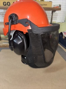 ELVEX Teetra Casco di Sicurezza Motosega Casco Arborista con MeshFace 15/2 L - Foto 1 di 10