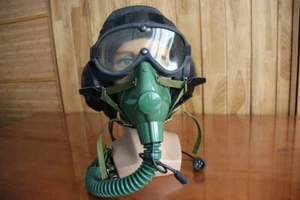 Militaria Aviation Fighter Pilot Sommerhelm, Brille, Gesichtsmaske - Bild 1 von 19