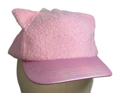 Gorra de béisbol Elli By Capelli Niñas ROSA Iridiscente Moda con orejas de gato nueva con etiquetas Foto 1 de 4