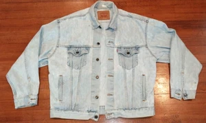 Vintage Levi's Stonewashed Trucker Jacket 1990s Mens Large L 70507-4834 - Picture 1 of 9