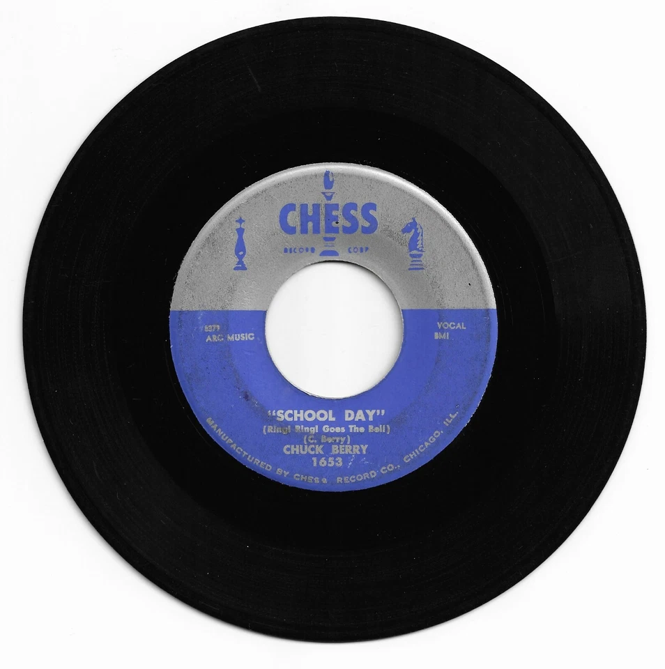 ROCK & ROLL 45 CHUCK BERRY SCHOOL DAY ON CHESS  STRONG VG  ORIGINAL - Image 1 of 1