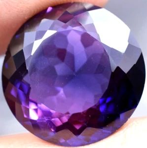 Natural 32.40 Ct Boysenberry Sapphire GGL Certified fabulous Loose Gemstone - Picture 1 of 11