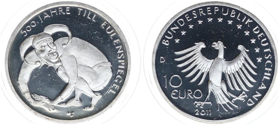 Germany 10 Euro 2011 Sample Or Coin Confusion In Silver 92029 - Image 1 of 1