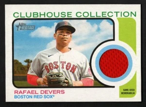 Rafael Devers 2022 Topps Heritage Clubhouse Collection SP Boston Red Sox - Imagen 1 de 2