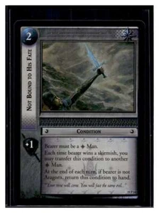 LOTR Lord of the Rings TCG CCG Ages End 19P14 Not Bound To His Fate Foil (Qty) - Picture 1 of 2