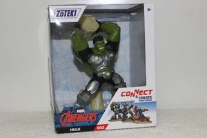FIGURA DE 5 PULGADAS MARVEL AVENGERS HULK CONNECT & CREATE -NUEVA EN CAJA- - Imagen 1 de 3