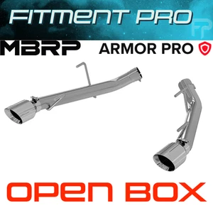 MBRP T304 Dual Axle Back Muffler Delete For 05-10 Ford Mustang GT / 07-10 GT500 - Picture 1 of 6
