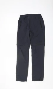 CMP Boys Black Convertible Trousers, Size 24, Activewear - Picture 1 of 12