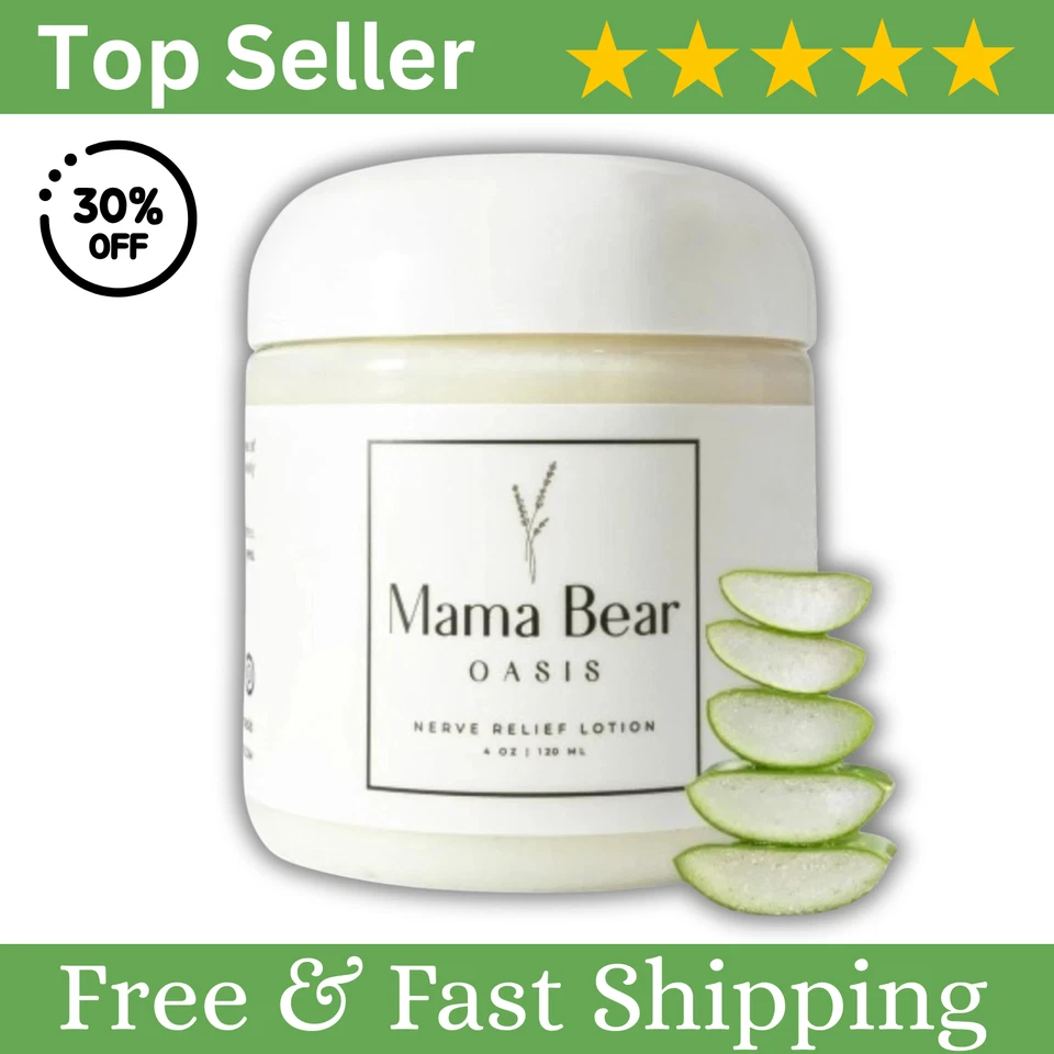 Mama Bear Oasis Hydrating Lotion Foot & Leg Comfort, Magnesium Chloride 4 oz US. - Image 1 of 4
