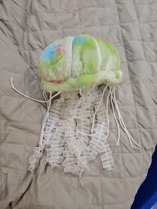 WISHPETS ConfettiSoft 7" Jellyfish Stuffed Animal Plush Toy - Green 2017 Rare  - Picture 1 of 6