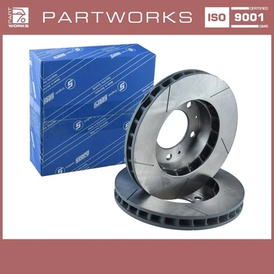 2x Discos de freno para PORSCHE 928 4.5 4.7 S a -'85 DELANTEROS Foto 1 de 4