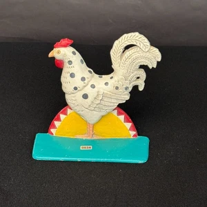 Türstopper aus Gusseisen.  Hahn (Artikel #0534) - Bild 1 von 5