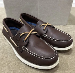 Men’s Sperry Top-Sider A/O Classic Leather Boat Shoes Size 8 M - Picture 1 of 12