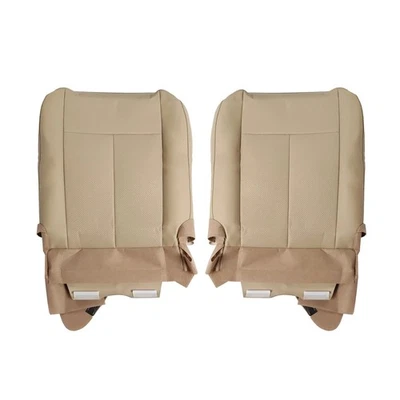 Leather Bottom Seat Cover Passenger & Driver For 07-14 Ford Expedition Tan 2x - Image 1 of 4