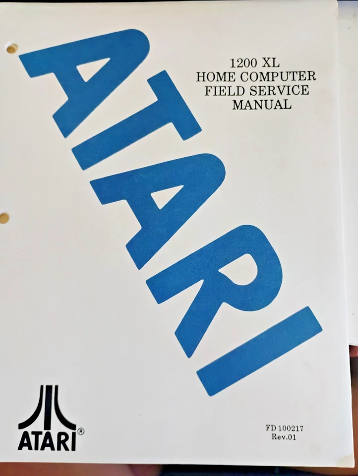 1200 XL Home Computer Field Service Manual; Atari 400/800/XL/XE Manual ONLY - Image 1 of 1