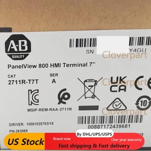 Allen-Bradley 2711R-T7T PANELVIEW 800 HMI TERMINAL US Stock Sealed US Free Tax - Picture 1 of 5