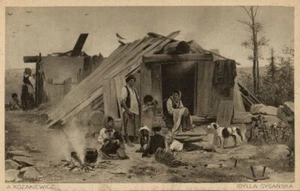 Postal "Gipsy Life" del pintor polaco Antoni Kozakiewicz (década de 10) - Imagen 1 de 2