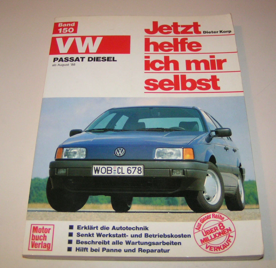 Manual De Reparación VW PASSAT B3 DIÉSEL - Desde Agosto De 1988 - Imagen 1 de 1