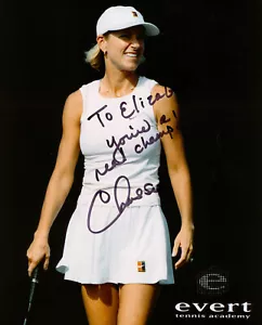 Chris Evert Signed Autograph 8x10 Photo Tennis WTA wimbledon champion rare - Picture 1 of 3