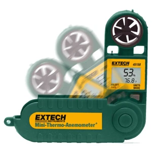 *NEW* Extech 45158 Mini Thermo Anemometer with Humidity + Dual Display / UK - Picture 1 of 1