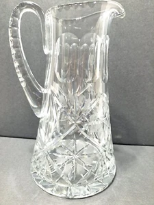 Beautiful! Antique American Brilliant Period ABP Cut Crystal 9.5" Pitcher Vase - Picture 1 of 10