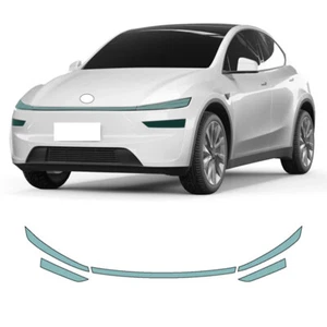 2025 For Tesla Model Y Juniper Pre-Cut DIY Paint Protection Film PPF Headlights - Picture 1 of 6
