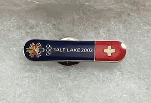 2002 SALT LAKE CITY WINTER OLYMPICS SNOWBOARD PIN SWITZERLAND - Picture 1 of 2