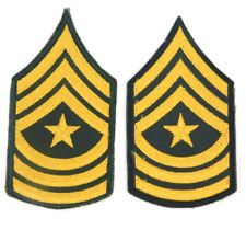 U S Sergeant Major Vietnam Era Rank Patches