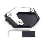 Kickstand Side Stand Enlarge Extension Pad For Bmw R1200gs Lc Adv 2013-2018 Blac